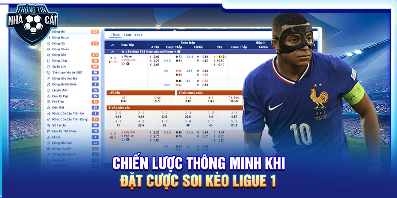 Chiến lược thông minh khi đặt cược soi kèo Ligue 1