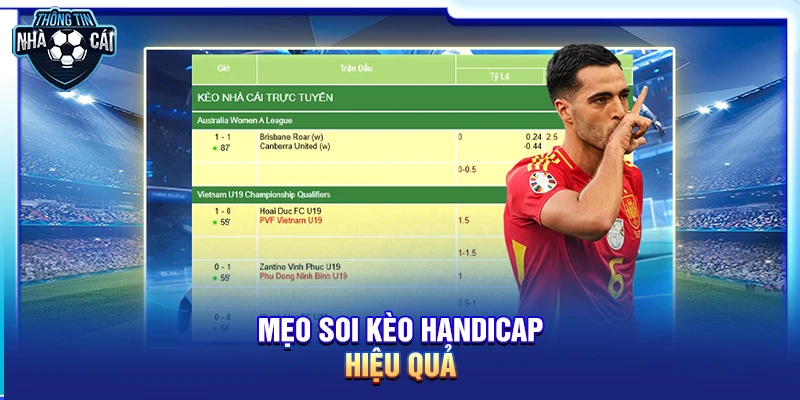 Mẹo soi kèo Handicap hiệu quả